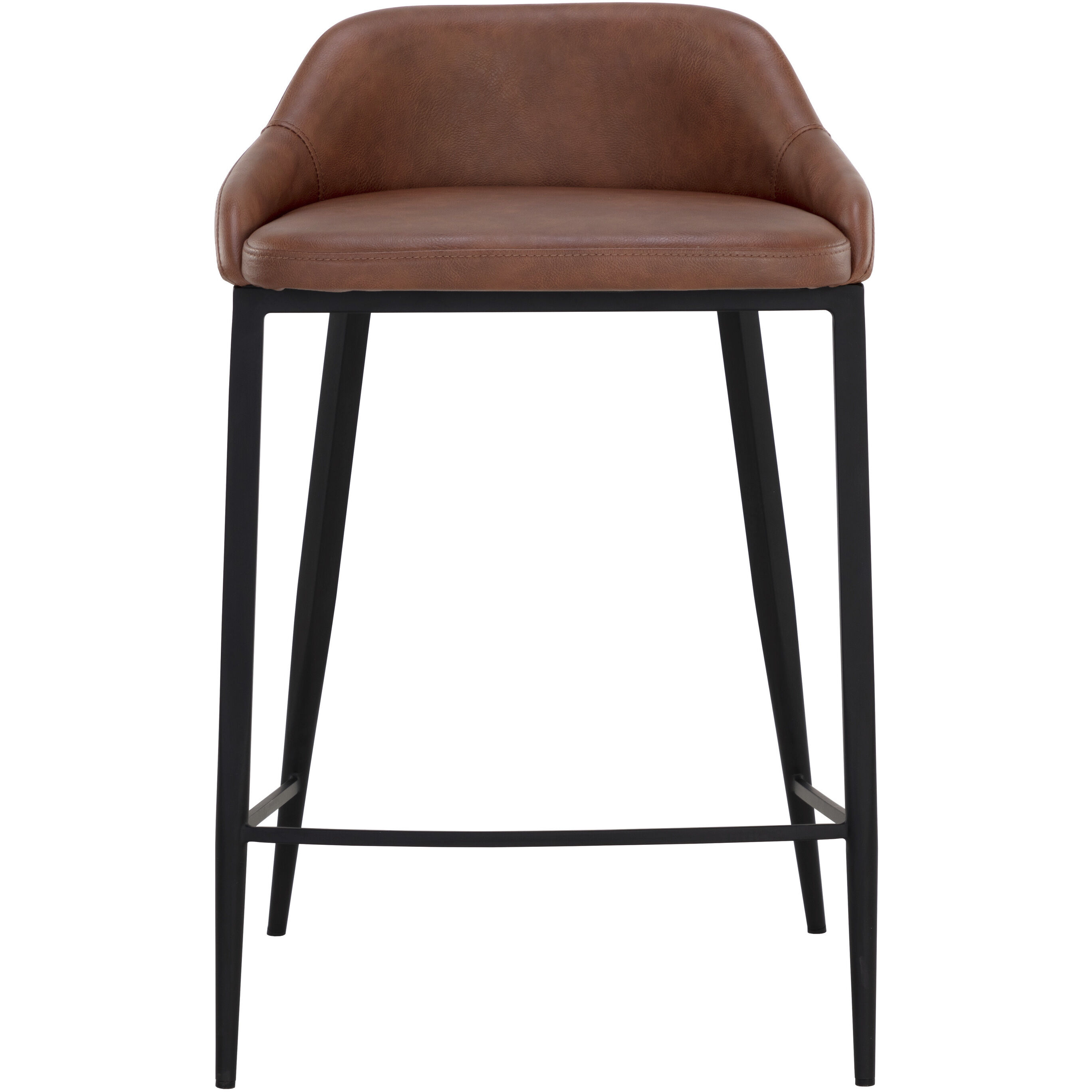 Astra 31.5 inch Black / Cinnamon Brown Counter Stool